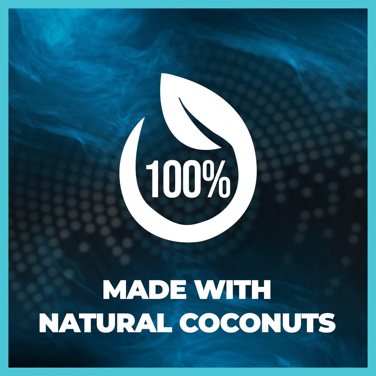 320° Shisha Coconut Charcoal Coal 1 kg – 96 Cubes (22mm Cube)